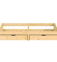 Tagesbett mit 2 Schubladen IRUN 90x200 cm Massivholz Kiefer