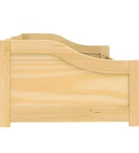 Tagesbett mit 2 Schubladen IRUN 90x200 cm Massivholz Kiefer