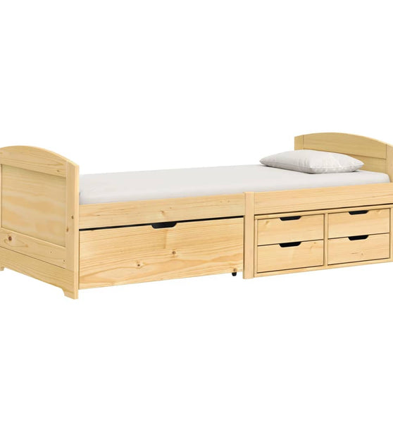 Tagesbett mit 5 Schubladen IRUN 90x200 cm Massivholz Kiefer