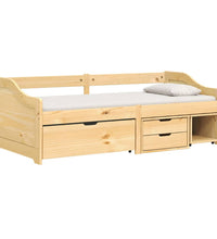 Tagesbett mit 3 Schubladen IRUN 90x200 cm Massivholz Kiefer