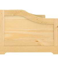 Tagesbett mit 3 Schubladen IRUN 90x200 cm Massivholz Kiefer