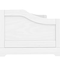 Tagesbett mit 3 Schubladen IRUN Weiß 90x200cm Massivholz Kiefer