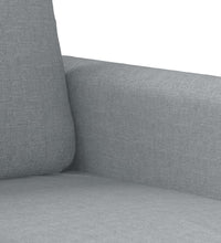 3-Sitzer-Sofa Hellgrau 180 cm Stoff