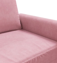 3-Sitzer-Sofa Rosa 180 cm Samt