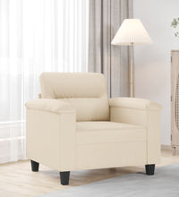 Sessel Beige 60 cm Mikrofasergewebe