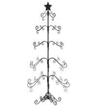 Metall-Weihnachtsbaum für Dekorationen Schwarz 150 cm