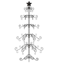 Metall-Weihnachtsbaum für Dekorationen Schwarz 150 cm