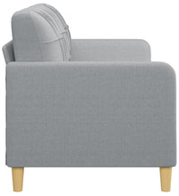3-Sitzer-Sofa Hellgrau 180 cm Stoff