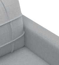 3-Sitzer-Sofa Hellgrau 180 cm Stoff