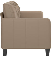 3-Sitzer-Sofa Cappuccino-Braun 180 cm Kunstleder