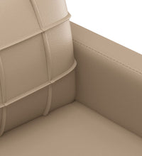 3-Sitzer-Sofa Cappuccino-Braun 180 cm Kunstleder