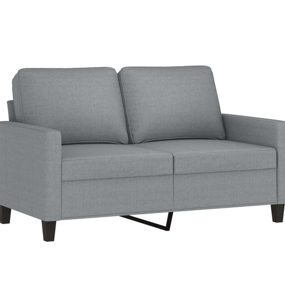 2-Sitzer-Sofa Hellgrau 120 cm Stoff