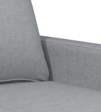 2-Sitzer-Sofa Hellgrau 120 cm Stoff
