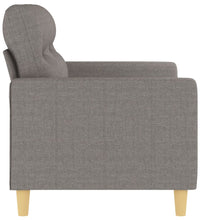 2-Sitzer-Sofa Taupe 120 cm Stoff