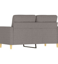 2-Sitzer-Sofa Taupe 120 cm Stoff