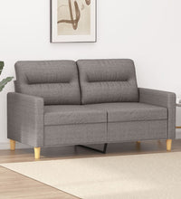 2-Sitzer-Sofa Taupe 120 cm Stoff