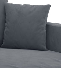 2-Sitzer-Sofa Dunkelgrau 120 cm Samt