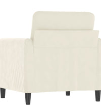 Sessel Creme 60 cm Samt