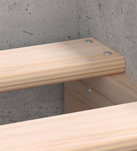 Bettgestell Betongrau 90x190 cm Holzwerkstoff