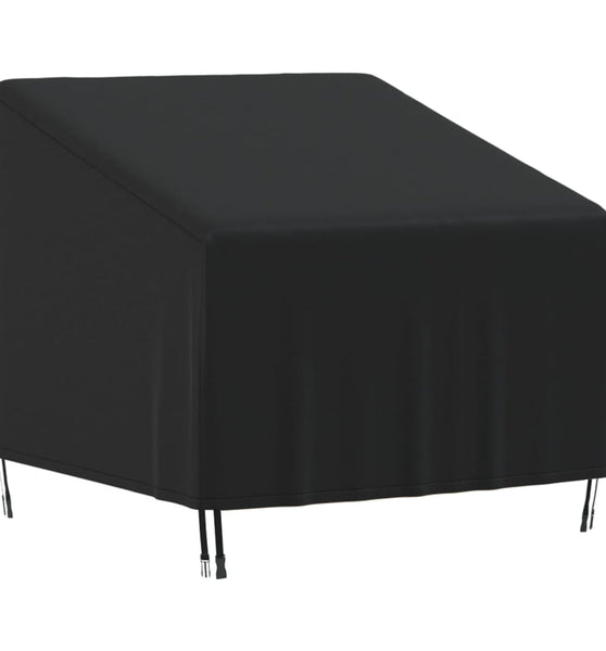 Abdeckung für Gartensessel Schwarz 90x90x50/75 cm 420D Oxford