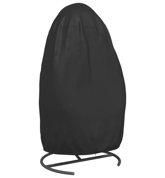 Abdeckung für Hängesessel Schwarz Ø 190x108 cm 420D Oxford