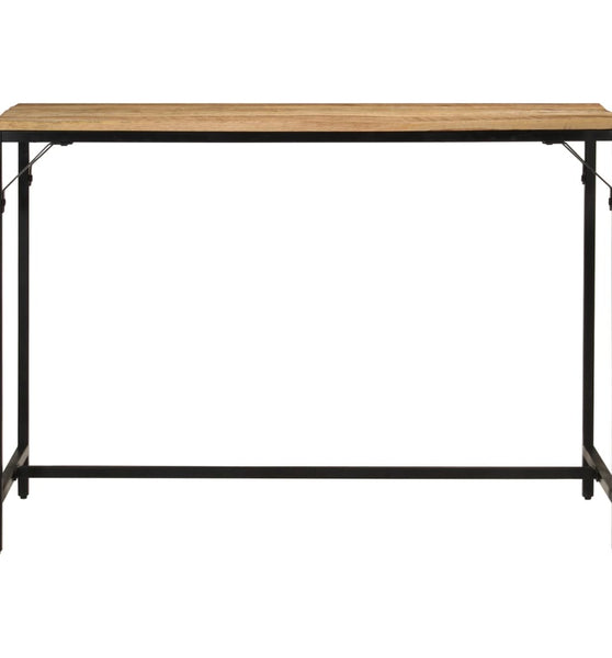Esstisch 110x55x75 cm Raues Massivholz Mango und Eisen