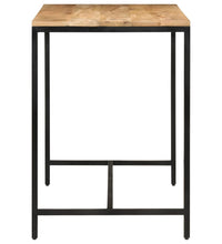 Esstisch 110x55x75 cm Raues Massivholz Mango und Eisen