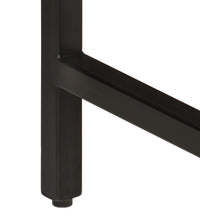 Esstisch 110x55x75 cm Raues Massivholz Mango und Eisen