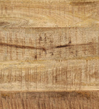 Esstisch 110x55x75 cm Raues Massivholz Mango und Eisen