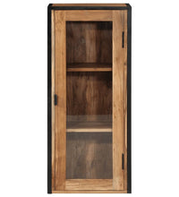 Bad-Wandschrank 40x30x90 cm Massivholz Akazie und Eisen