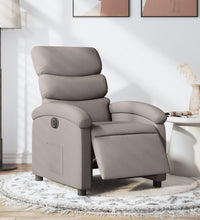 Relaxsessel Elektrisch Taupe Stoff