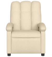 Massagesessel Elektrisch Creme Stoff