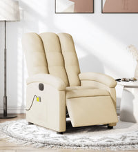 Massagesessel Elektrisch Creme Stoff