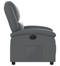 Relaxsessel Elektrisch Grau Kunstleder