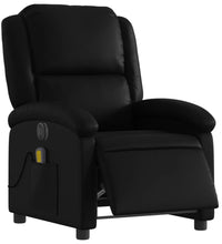 Massagesessel Elektrisch Schwarz Kunstleder
