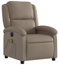 Massagesessel Elektrisch Cappuccino-Braun Kunstleder