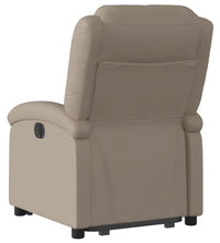 Relaxsessel mit Aufstehhilfe Cappuccino-Braun Kunstleder