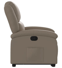 Relaxsessel mit Aufstehhilfe Cappuccino-Braun Kunstleder