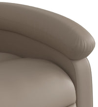 Relaxsessel mit Aufstehhilfe Cappuccino-Braun Kunstleder