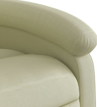 Massagesessel Elektrisch Creme Echtleder