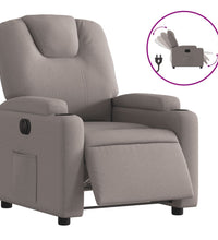 Relaxsessel Elektrisch Taupe Stoff