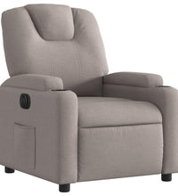 Relaxsessel Elektrisch Taupe Stoff