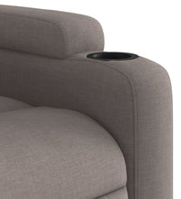 Relaxsessel Elektrisch Taupe Stoff