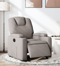 Relaxsessel Elektrisch Taupe Stoff