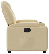 Relaxsessel Elektrisch Creme Stoff