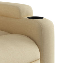 Relaxsessel Elektrisch Creme Stoff