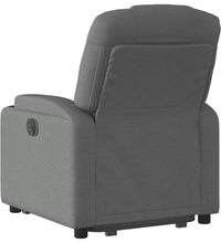 Relaxsessel mit Aufstehhilfe Dunkelgrau Stoff