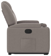 Relaxsessel mit Aufstehhilfe Taupe Stoff