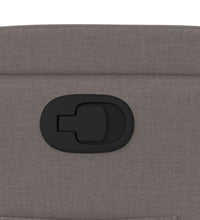Relaxsessel mit Aufstehhilfe Taupe Stoff