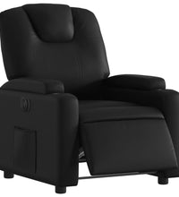 Relaxsessel Elektrisch Schwarz Kunstleder